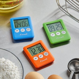 San Jamar Escali TMDGM12 Mini Digital 100 Minute Kitchen Timer - 12/Pack