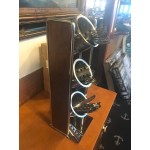 Cal-Mil 3715-49 Mid-Century 3-Cylinder Vertical Flatware / Condiment Display with Chrome Accents