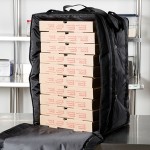 CaterGator Dash Insulated Pizza Delivery Bag Black Soft-Sided Heavy-Duty Nylon 16 13/16 CaterGator Dash Insulated Pizza Delivery Bag Black Soft-Sided Heavy-Duty Nylon 16 13/16