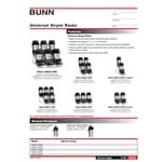 Bunn 35728.0002 UNIV-3 APR Three Pot Universal Airpot Rack