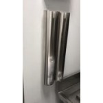 San Jamar L3200 Stainless Steel Wall Mount 6 - 10 oz. Lid Holder San Jamar L3200 Stainless Steel Wall Mount 6 - 10 oz. Lid Holder