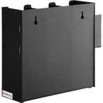 ServSense Black 3-Section Vertical Cup and Lid Organizer - 12 1/2
