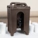 Cambro 100LCD131 Camtainer® 1.5 Gallon Dark Brown Insulated Beverage Dispenser Cambro 100LCD131 Camtainer® 1.5 Gallon Dark Brown Insulated Beverage Dispenser