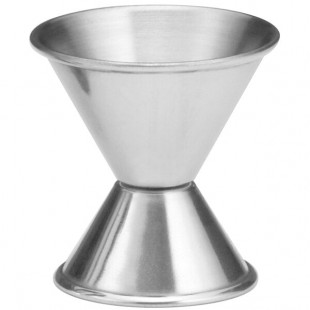 TableCraft 0.5 oz. & 1 oz. Stainless Steel Jigger 1202 TableCraft 0.5 oz. & 1 oz. Stainless Steel Jigger 1202