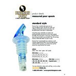Precision Pours 14 WR 0.25 oz. Watermelon Red Measured Liquor Pourer - 12/Pack Precision Pours 14 WR 0.25 oz. Watermelon Red Measured Liquor Pourer - 12/Pack