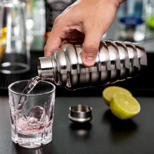 Vollrath 47610 12 oz. Stainless Steel 3-Piece Cobbler Cocktail Shaker Vollrath 47610 12 oz. Stainless Steel 3-Piece Cobbler Cocktail Shaker