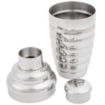 Vollrath 47610 12 oz. Stainless Steel 3-Piece Cobbler Cocktail Shaker