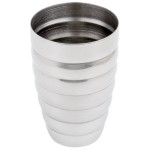 Vollrath 47610 12 oz. Stainless Steel 3-Piece Cobbler Cocktail Shaker