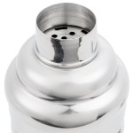 Vollrath 47610 12 oz. Stainless Steel 3-Piece Cobbler Cocktail Shaker