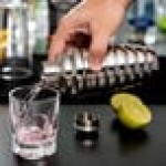 Vollrath 47610 12 oz. Stainless Steel 3-Piece Cobbler Cocktail Shaker