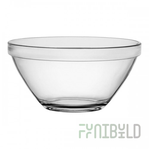 Bormioli Rocco Pompei from Steelite International 1.25 oz. Stackable Tempered Glass Bowl - 24/Case