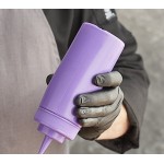 Choice 16 oz. Purple Wide Mouth Squeeze Bottle - 6/Pack Choice 16 oz. Purple Wide Mouth Squeeze Bottle - 6/Pack