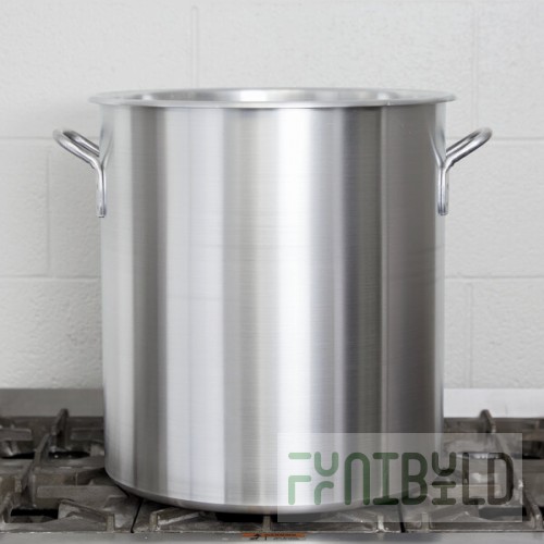 Vollrath 4315 Wear-Ever 60 Qt. Classic Aluminum Rolled Edge Stock Pot