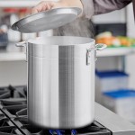 Choice 16 Qt. Standard Weight Aluminum Stock Pot with Cover Choice 16 Qt. Standard Weight Aluminum Stock Pot with Cover