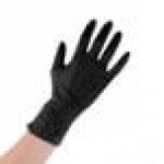 Noble Powder-Free Disposable Black Hybrid 3.5 Mil Thick Gloves - Small - 1,000/Case Noble Powder-Free Disposable Black Hybrid 3.5 Mil Thick Gloves - Small - 1,000/Case