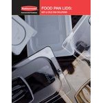 Rubbermaid® FG232P00AMBR Full Size Amber High Heat Plastic Food Pan - 6 Rubbermaid® FG232P00AMBR Full Size Amber High Heat Plastic Food Pan - 6