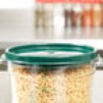 Carlisle 2 and 4 Qt. Green Round Polypropylene Food Storage Container Lid
