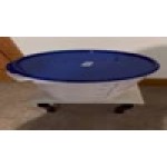 Carlisle 2 and 4 Qt. Green Round Polypropylene Food Storage Container Lid