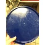 Carlisle 2 and 4 Qt. Green Round Polypropylene Food Storage Container Lid