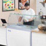 Avantco SNZGD8 Flat Glass Sneeze Guard - 49 Avantco SNZGD8 Flat Glass Sneeze Guard - 49