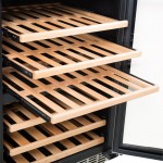 Eurodib USF54D Single Section 46-Bottle Half Height Dual Temperature Full Glass Door Wine Refrigerator Eurodib USF54D Single Section 46-Bottle Half Height Dual Temperature Full Glass Door Wine Refrigerator