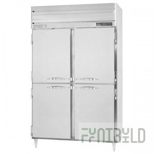 Beverage-Air PRF24-24HC-1AHS-02 Stainless Steel Solid Half Door Dual Temperature Reach-In