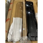 Scratch and Dent Cambro VBRL6110 Black 6' Versa Food / Salad Bar with Standard Casters - Low Height Scratch and Dent Cambro VBRL6110 Black 6' Versa Food / Salad Bar with Standard Casters - Low Height