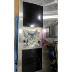 Scratch and Dent Cambro VBRL6110 Black 6' Versa Food / Salad Bar with Standard Casters - Low Height Scratch and Dent Cambro VBRL6110 Black 6' Versa Food / Salad Bar with Standard Casters - Low Height
