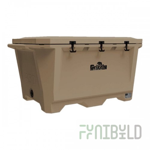 Grizzly Cooler 450 Qt. Tan Outdoor Merchandiser / Cooler