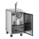 Avantco UDD-1-HC-S Single Tap Kegerator Beer Dispenser - Stainless Steel, (1) 1/2 Keg Capacity