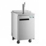 Avantco UDD-1-HC-S Single Tap Kegerator Beer Dispenser - Stainless Steel, (1) 1/2 Keg Capacity
