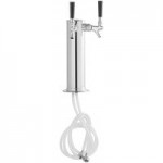 Avantco UDD-1-HC-S Single Tap Kegerator Beer Dispenser - Stainless Steel, (1) 1/2 Keg Capacity
