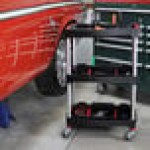 Luxor MC-3 Black 3 Shelf Mechanics Cart - 23