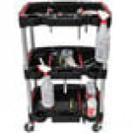 Luxor MC-3 Black 3 Shelf Mechanics Cart - 23