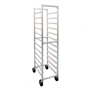 New Age Industrial Heavy-Duty Series 10-Pan End-Load Full-Size Mobile Aluminum Steam Table Pan Rack 52199 New Age Industrial Heavy-Duty Series 10-Pan End-Load Full-Size Mobile Aluminum Steam Table Pan Rack 52199
