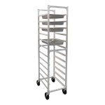 New Age Industrial Heavy-Duty Series 10-Pan End-Load Full-Size Mobile Aluminum Steam Table Pan Rack 52199 New Age Industrial Heavy-Duty Series 10-Pan End-Load Full-Size Mobile Aluminum Steam Table Pan Rack 52199