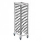 Cambro UGNPR11F18480 Camshelving® GN 1/1 Full Size 18 Pan Trolley Rack with Casters - Unassembled