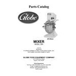 Globe SP08 8 Qt. Bowl Lift Countertop Mixer with Guard & Standard Accessories - 120V, 1/4 hp Globe SP08 8 Qt. Bowl Lift Countertop Mixer with Guard & Standard Accessories - 120V, 1/4 hp