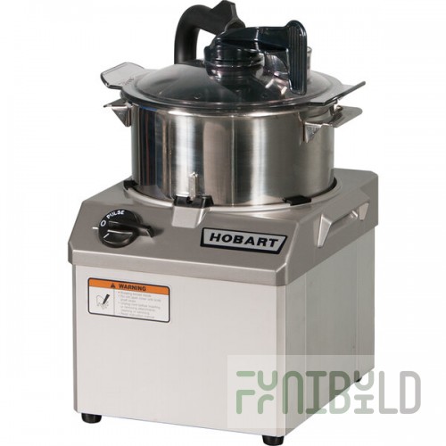 Hobart HCM61-1 6 Qt. Stainless Steel Batch Bowl Food Processor - 1 1/2 hp