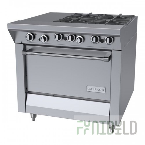 Garland M43-1R Master Series Liquid Propane 4 Burner 34