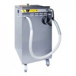 Frymaster MJ350 Liquid Propane 3 Unit 50 lb. Floor Fryer with Millivolt Controls - 366,000 BTU