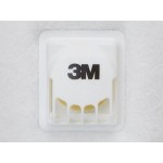 3M 8214 N95 Particulate Respirator with Cool Flow Valve, Foam Face Seal, Cake-Resistant Filters, and Nuisance Level Organic Vapor Relief - 10/Pack