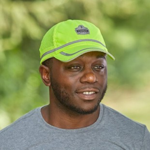 Ergodyne 23239 GloWear 8930 Lime Hi-Vis Baseball Cap Ergodyne 23239 GloWear 8930 Lime Hi-Vis Baseball Cap