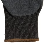 Cordova Monarch Black Engineered Fiber Cut Resistant Gloves with Black Latex Palm Coating - Large
