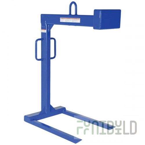 Vestil Steel Overhead Crane and Hoist Pallet Lifter with 36