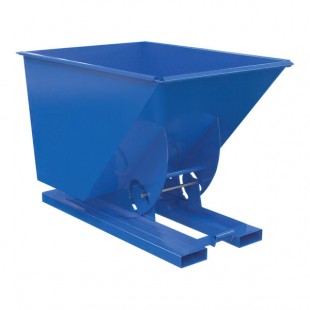 Vestil 1 Cubic Yard Medium-Duty Manual Blue Steel Forklift Hopper D-100-MD-NB - 4,000 lb. Capacity Vestil 1 Cubic Yard Medium-Duty Manual Blue Steel Forklift Hopper D-100-MD-NB - 4,000 lb. Capacity