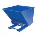 Vestil 1 Cubic Yard Medium-Duty Manual Blue Steel Forklift Hopper D-100-MD-NB - 4,000 lb. Capacity Vestil 1 Cubic Yard Medium-Duty Manual Blue Steel Forklift Hopper D-100-MD-NB - 4,000 lb. Capacity
