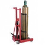 Wesco Industrial Products 300 lb. 4 Wheel Hydraulic Cylinder Pedalift with 12
