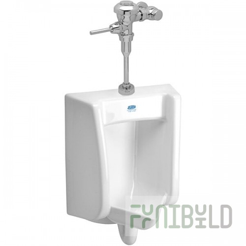 Zurn Elkay One Z.UR1.M Manual Urinal System with Wall Hung Urinal and Flush Valve - 0.125 GPF