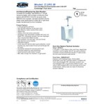 Zurn Elkay One Z.UR1.M Manual Urinal System with Wall Hung Urinal and Flush Valve - 0.125 GPF Zurn Elkay One Z.UR1.M Manual Urinal System with Wall Hung Urinal and Flush Valve - 0.125 GPF